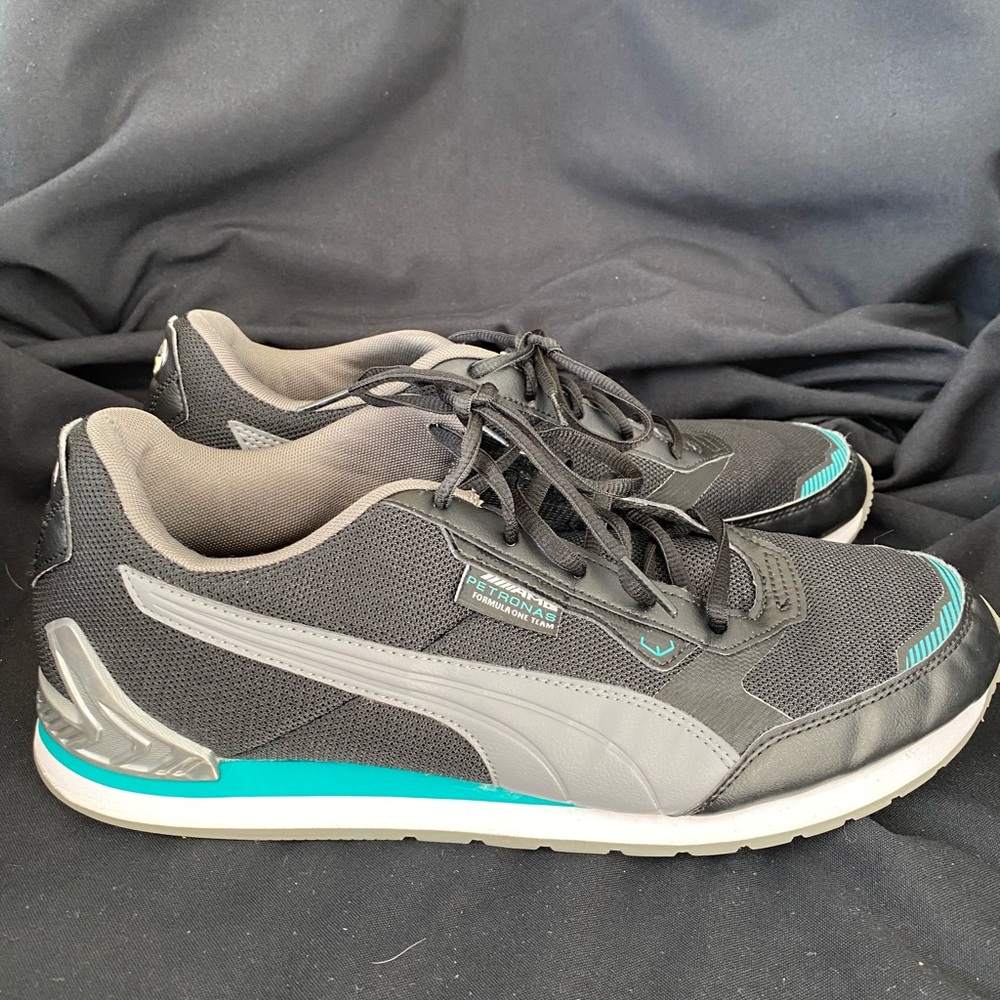 Puma Mercedes Shoes Men's 11.5 US AMG Petronas Formula One Team Racing Very Used